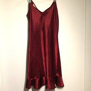 Red nightgown, size small